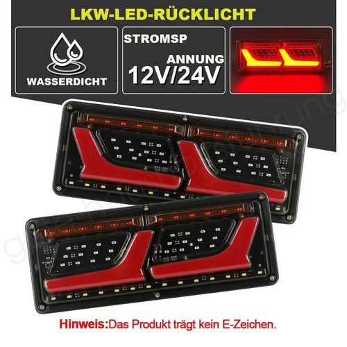 Anhänger rücklicht - 2x,