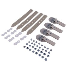 4 x Schnallkappe und Strippe