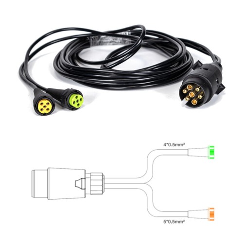 Kabelsatz stecker 7 - kabelsatz, 5,5m