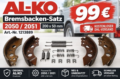 Bremsbacken satz 2050 - bremsbacken,