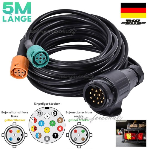 Kabelsatz stecker polig - 5m, 13-polig