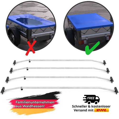 Anhänger planenbügel - 4x,
